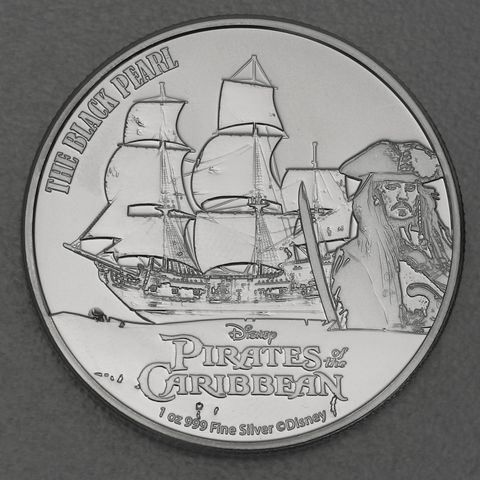 Silbermünze 1oz Niue Pirates of the Caribbean 2021 - The Black Pearl