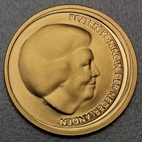 Goldmünze 10 Euro Niederlande 2002 Willem und Maxima