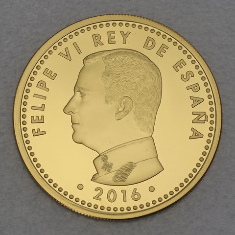 Goldmünze 200 Euro Spanien 2016 400 Todestag Miguel de Cervantes