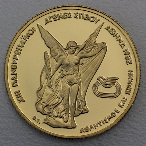 Goldmünze 2500 Drachmen 1982 - Nike