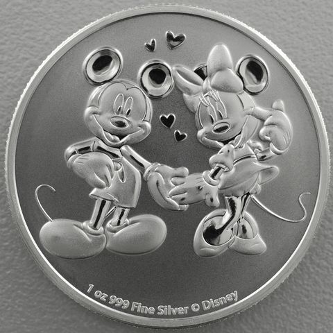 Silbermünze 1oz Niue Mickey & Minnie 2020