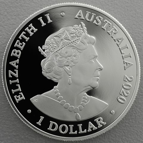 Silbermünze 1oz Australien Spinner Dolphin 2020