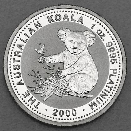 1oz Platinmünze Koala, 2000