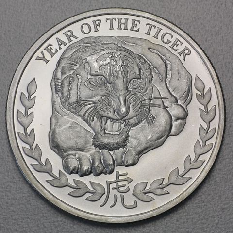 Somaliland Lunar Silbermünze 1oz Year of the Tiger 2010