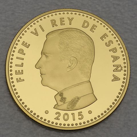 Goldmünze 100 Euro Spanien 2015 400. Jahrestag der Veröffentlichung von Don Quijote