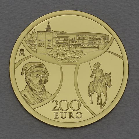 Goldmünze 200 Euro Spanien 2019 Renaissance 