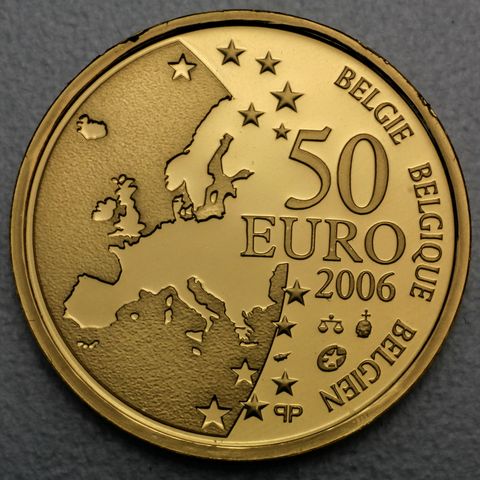 50 Euro Goldmünzen Belgien 2006 Justus Lipsius