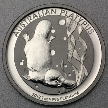 1oz Platinmünze Platypus 2012