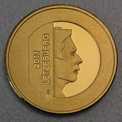 10 Euro Goldmünze Luxemburg 2011 Luxembourg Goldeuro