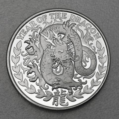 Somaliland Lunar Silbermünze 1oz Year of the Dragon / Drache 2012