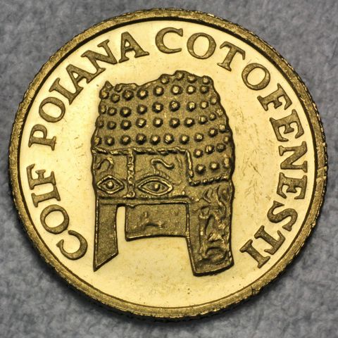 100 Lei Minigoldmünze Rumänien Coif Polana Cotofenesti 2002