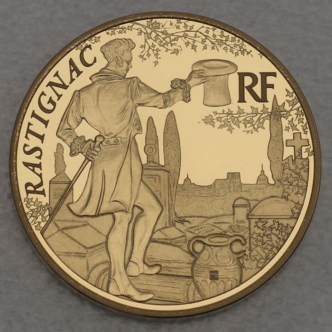 Goldmünze 50 Euro Frankreich 2014 - Balzac