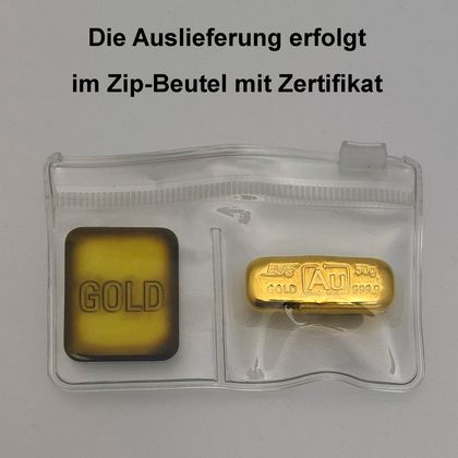 50g Goldbarren aus Recyclinggold