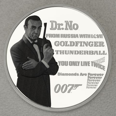 Silbermünze 1oz James Bond 2021 007