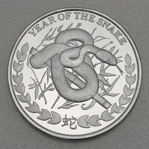 Somaliland Lunar Silbermünze 1oz Year of the Snake 2013