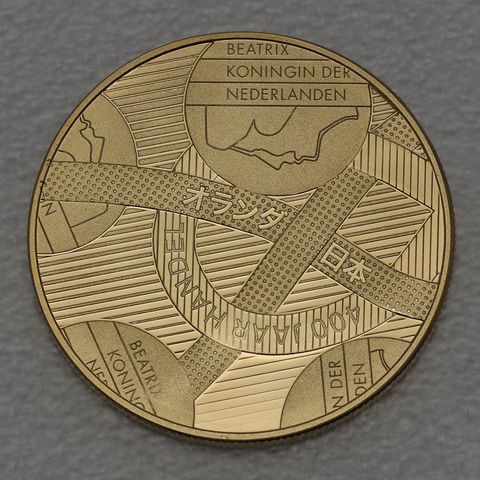 Goldmünze 10 Euro Niederlande 2009 400 Jahre Handelsbeziehungen Niederlande Japan