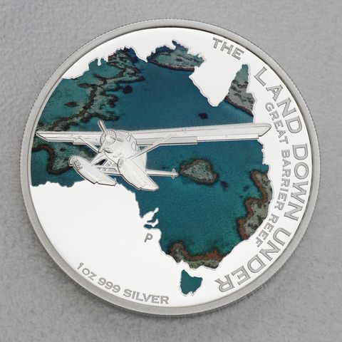 Silbermünze 1oz Australien Land down under - 2014 Great Barrier Reef