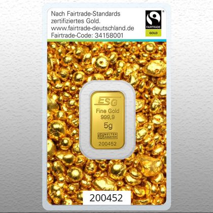 5g Fairtrade Goldbarren