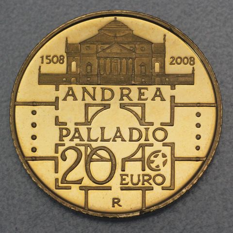 20 Euro Goldmünze Italien 2008 Andrea Palladio