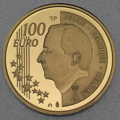 100 Euro Belgien Goldmünze 2005 Revolution