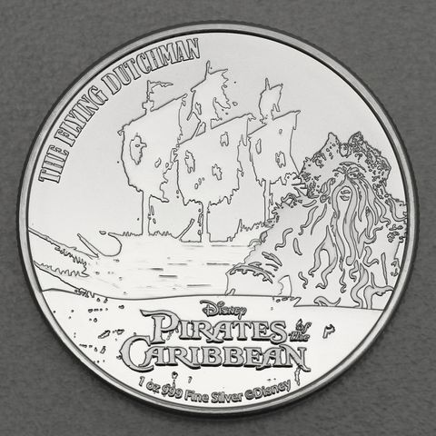 Silbermünze 1oz Niue Pirates of the Caribbean 2021 - The Flying Dutchman