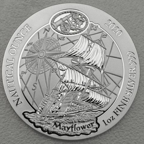 Silbermünze 1oz Nautical Ounce 2020 - Mayflower