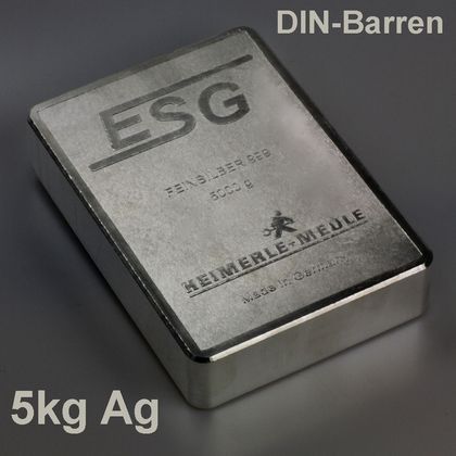 5kg Silberbarren