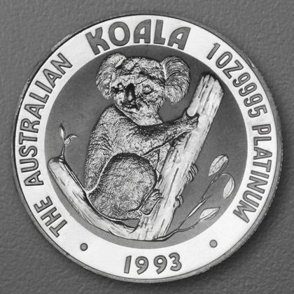 1oz Platinmünze Koala, 1993