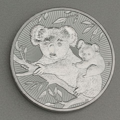 Silbermünze 2oz Australien Next Generation Mother & Baby - 2018 Koala