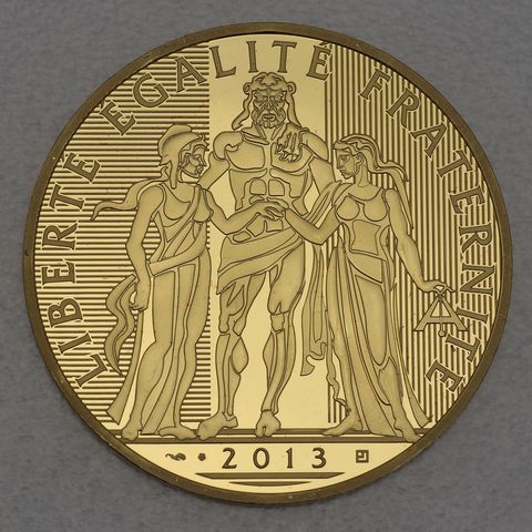 Goldmünze 1000 Euro Frankreich 2013 - Hercules