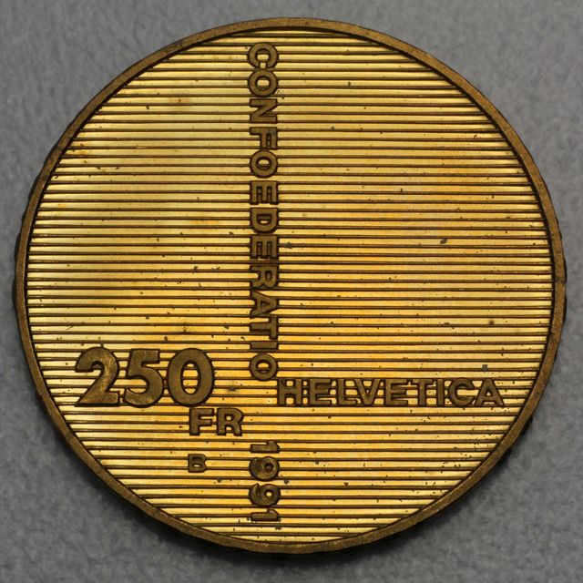 50 Franken, 100 Franken, 250 Franken Goldmünzen Schweiz ...