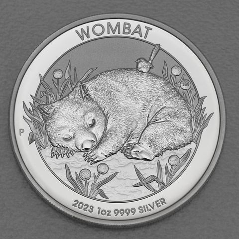 Silbermünze 1oz Autralian Wombat 2023