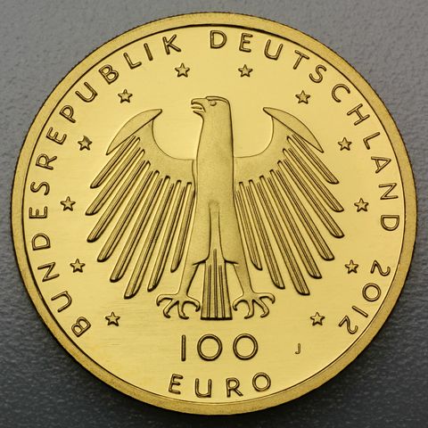 100 Euro Goldmünze BRD Dom zu Aachen 2012