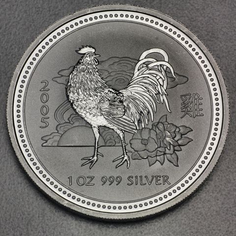 Silber Lunar Serie Australien 2005 Huhn