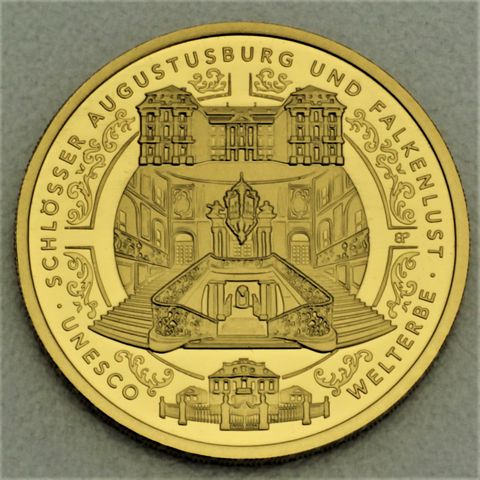 Goldmünze 100 Euro BRD 2018 Augustusburg