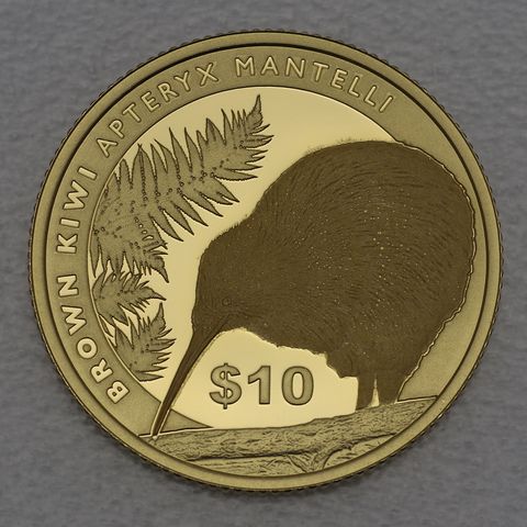 Goldmünze 1/4oz Neuseeland Kiwi New Zealand 2015