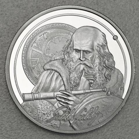 Silbermünze 1oz Niue "Icons of Inspiration" - 2021 Galileo