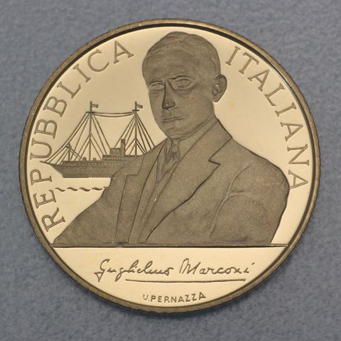 20 Euro Goldmünze Italien 2009 Marconi