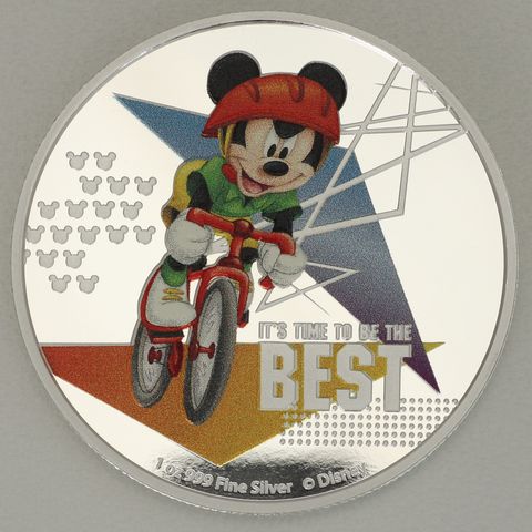 Silbermünze 1oz Niue Mickey Mouse 2020 - It's time to be the Best