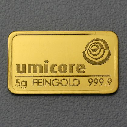 5g Umicore Goldbarren