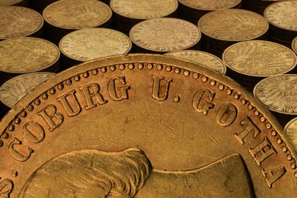 Reichsgoldmünzen Goburg und Gotha