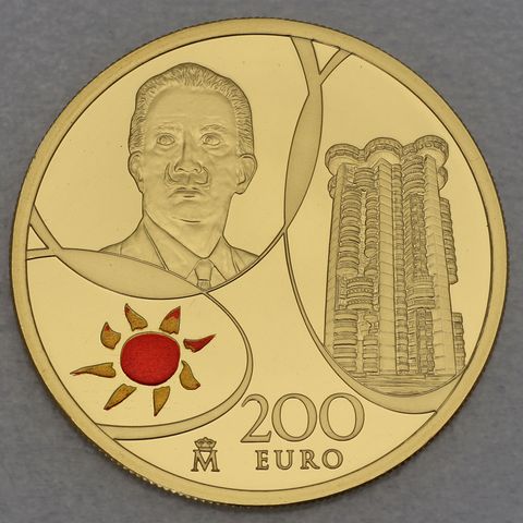 Goldmünze 200 Euro Spanien 2016 Modernes Europa