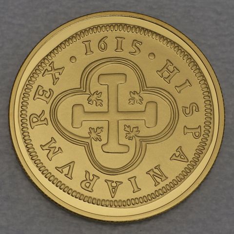 Goldmünze 100 Euro Spanien 2015 2 Escudos ceca Madrid 1615  Juwelen der Numismatik