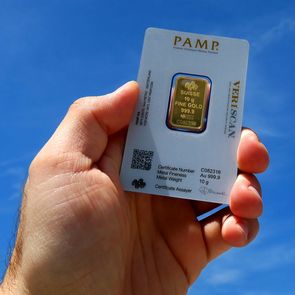 10g Pamp Goldbarren