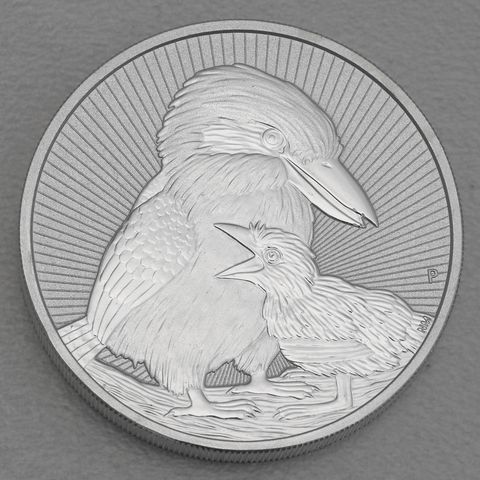 Silbermünze 2oz Australien Next Generation Mother & Baby - 2020 Kookaburra