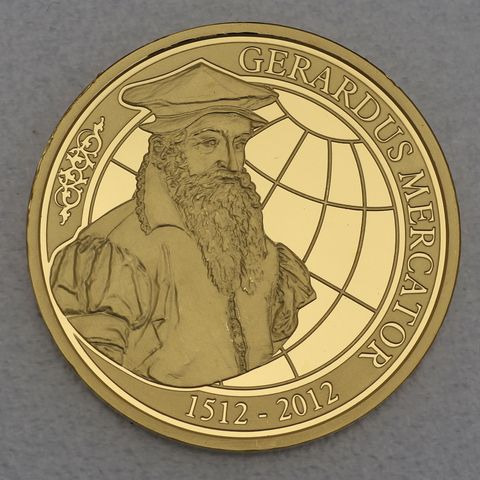 100 Euro Belgien Goldmünze 2012 Gerard Mercator