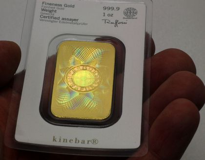 Kinebar Goldbarren