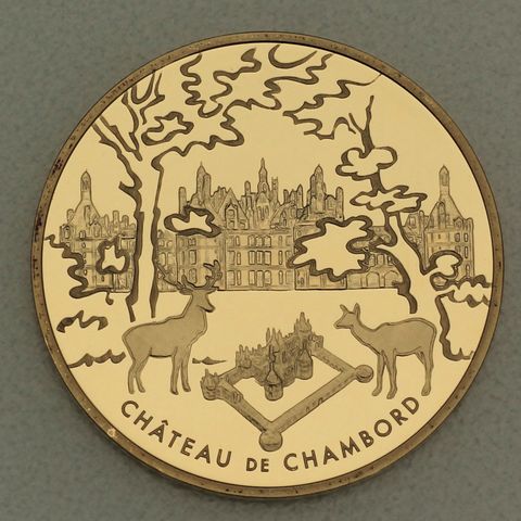 Goldmünze 20 Euro Frankreich 2003 - Chateau de Chambord