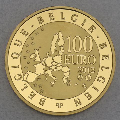 100 Euro Belgien Goldmünze 2012 Gerard Mercator