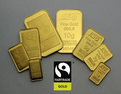 Fairtrade Goldbarren